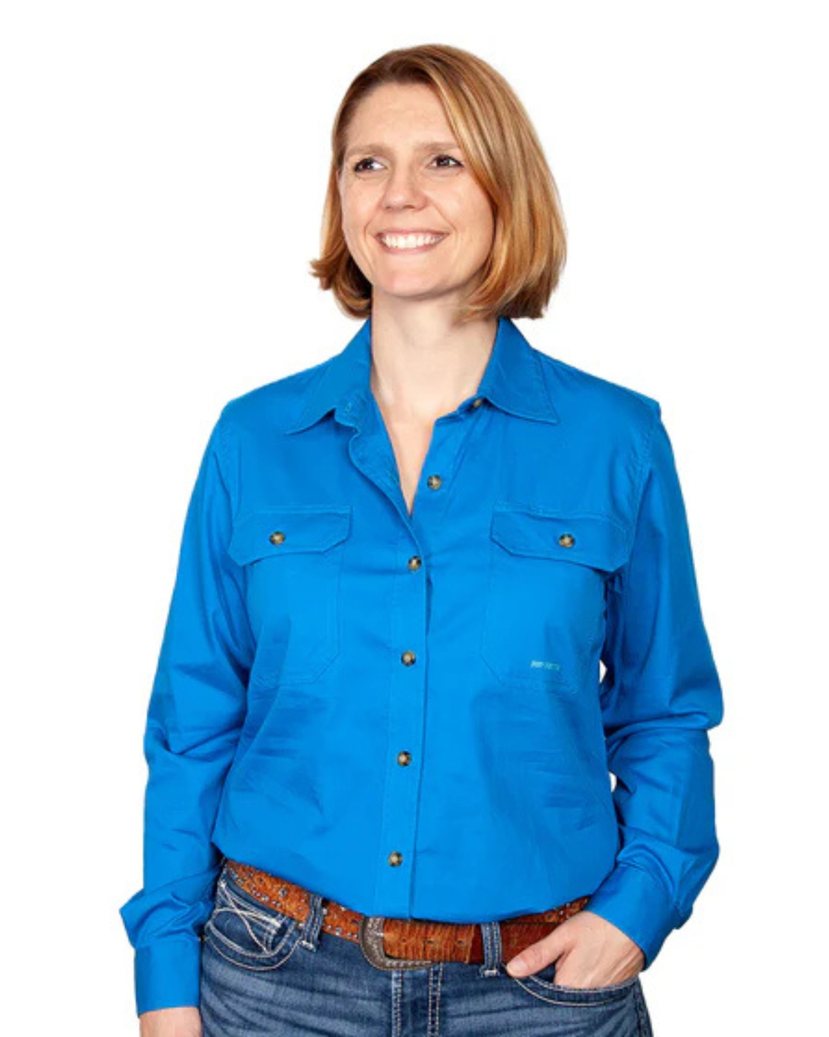 Just Country Womens Brooke Full Button Country Workshirt