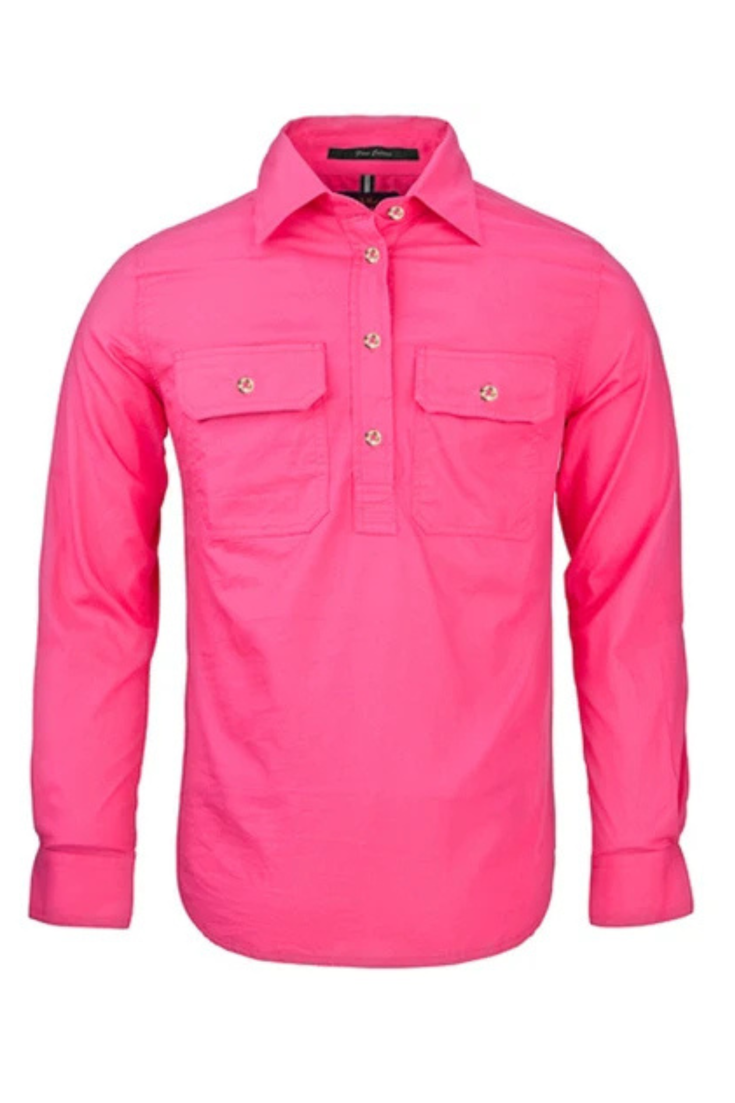 Womens Pilbara Closed Front Long Sleeve Country Work Shirt