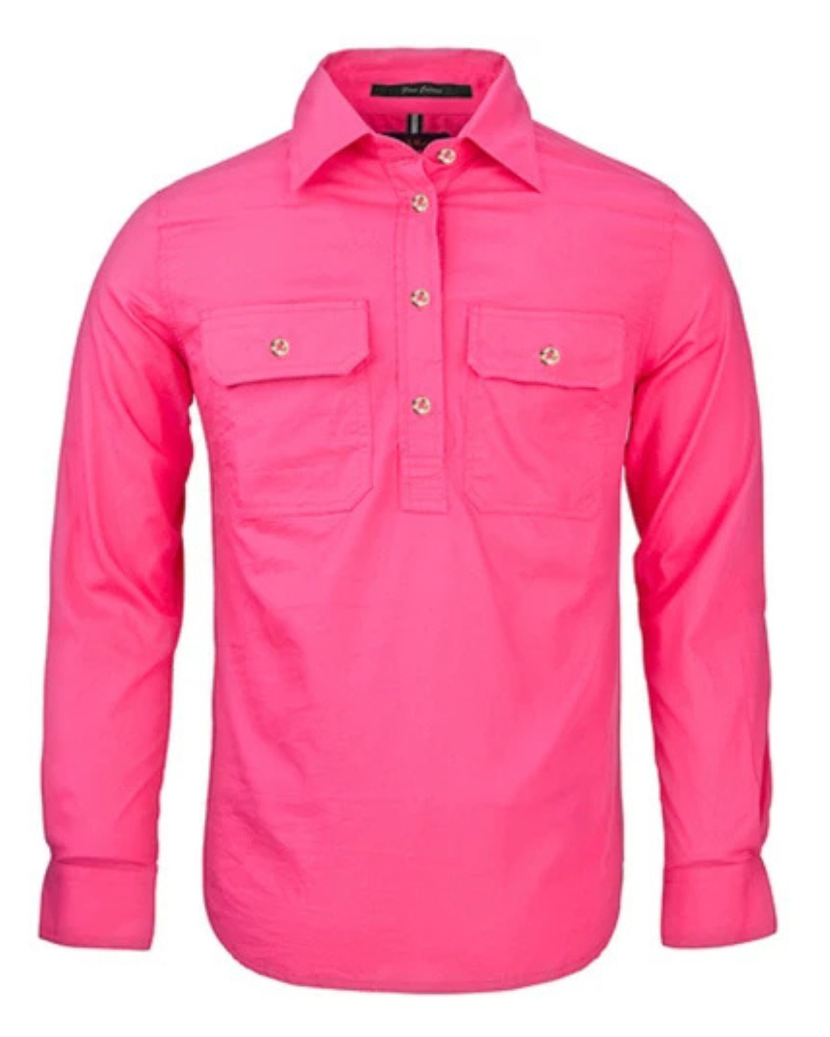 Womens Pilbara Closed Front Long Sleeve Country Work Shirt