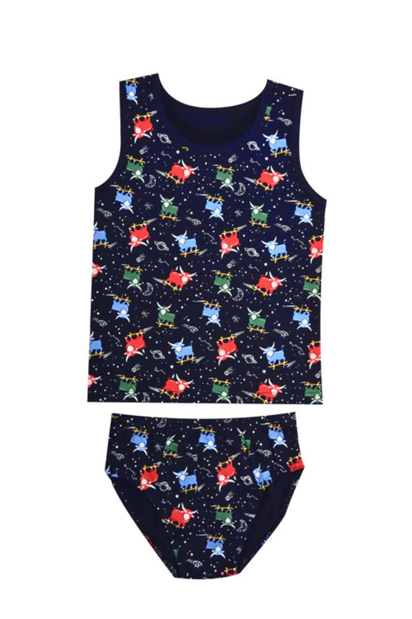 THOMAS COOK BOYS SKATER BULL SINGLET UNDERWEAR SET