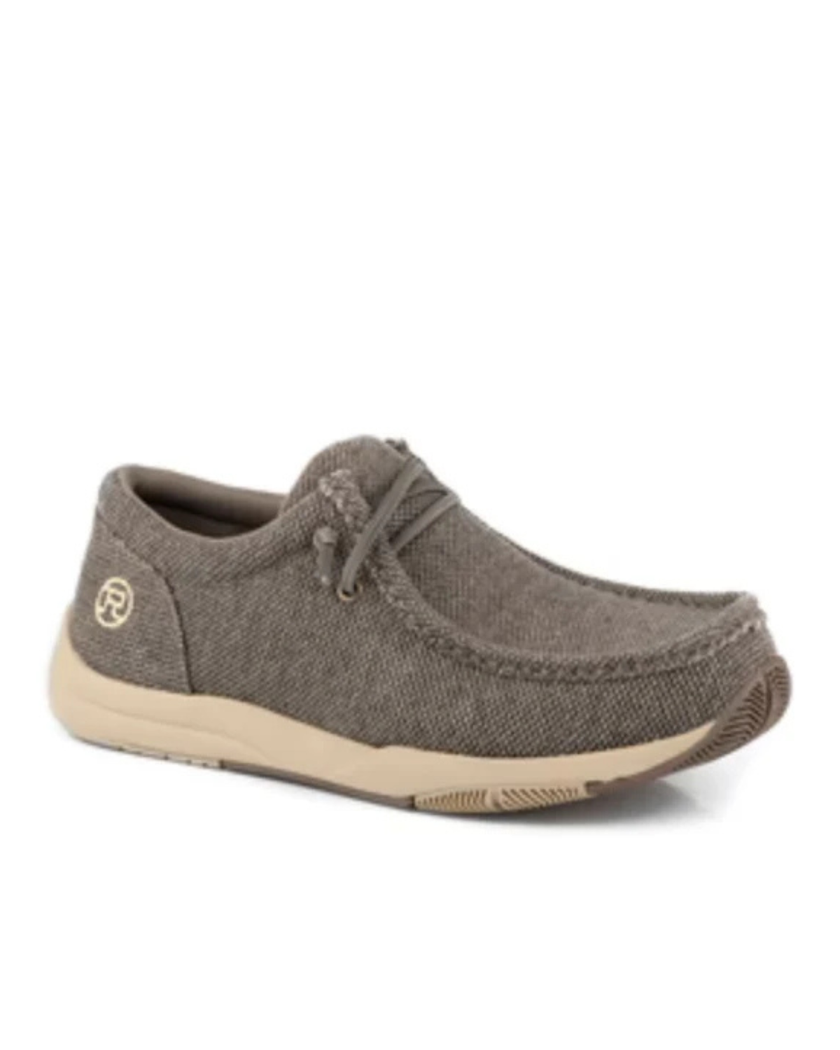 Roper Mens Clearcut Low Brown Canvas Shoe