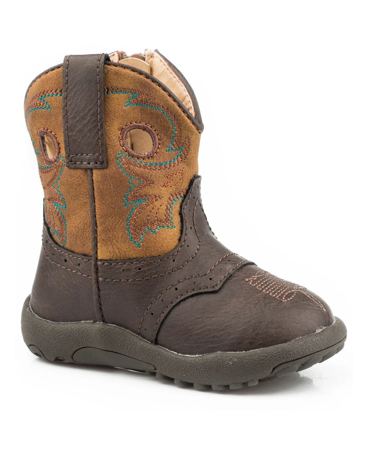 Roper Infant Cowbaby Daniel Boots Brown/Tan