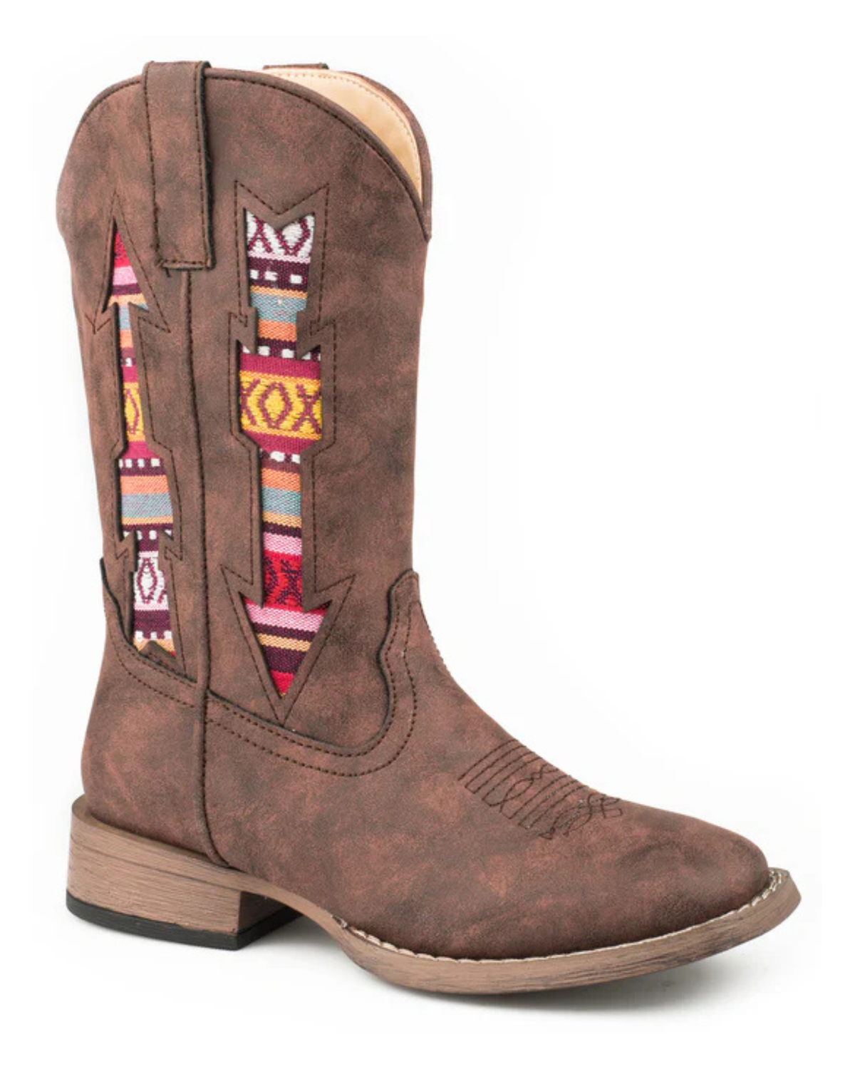 Roper Kids Double Arrows Western Boots