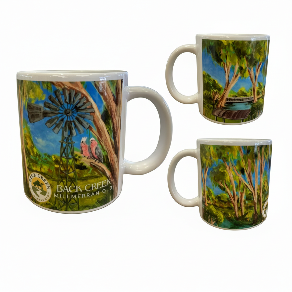 Back Creek Scene Printed Mug