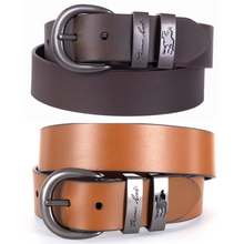 Load image into Gallery viewer, THOMAS COOK GUNMETAL TWIN KEEPER BELT