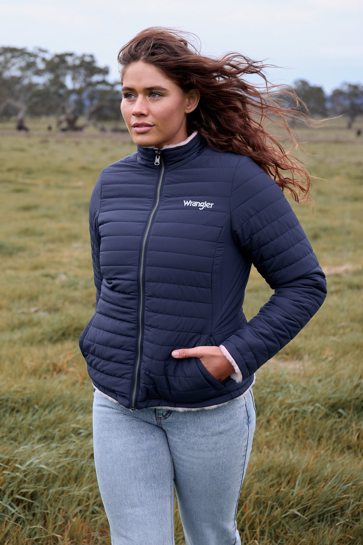 Wrangler Womens Marta Reversible Jacket