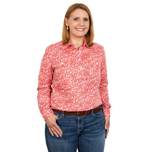 Load image into Gallery viewer, JUST COUNTRY WOMENS GEORGIE HALF BUTTON PRINT WORKSHIRT