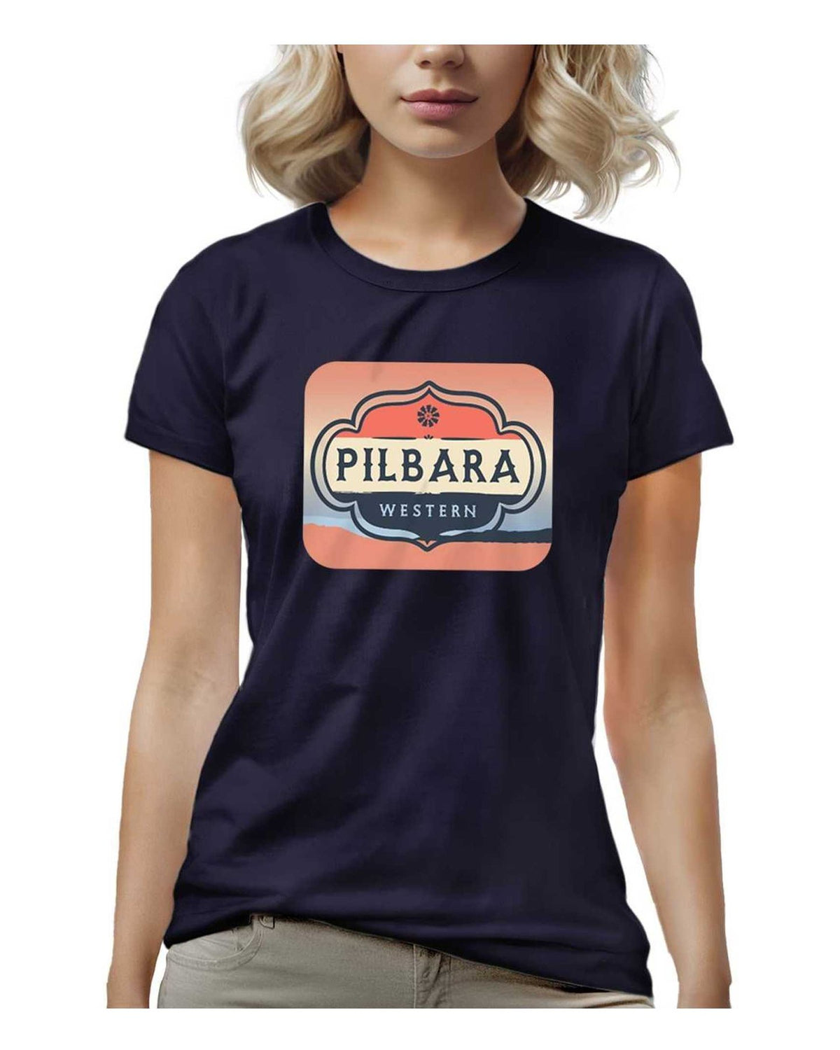 Pilbara Womens Peaches & Cream T-Shirt