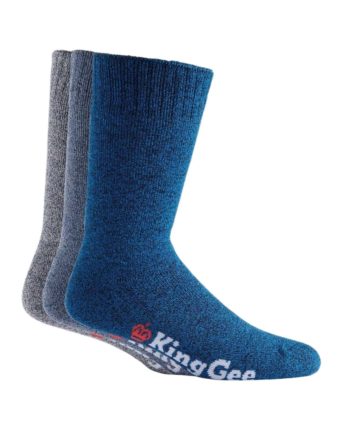 Kinggee Mens Bamboo 3-pack Work Socks