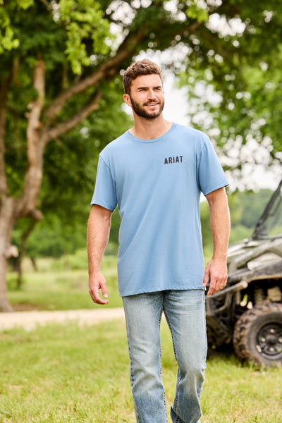 Ariat Mens Blazing Saddle Short Sleeve Tee