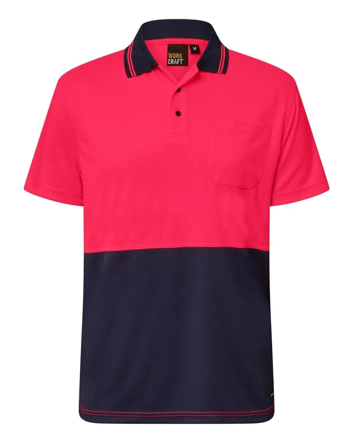 Workcraft Hi-Vis Two Tone Pocket Polo