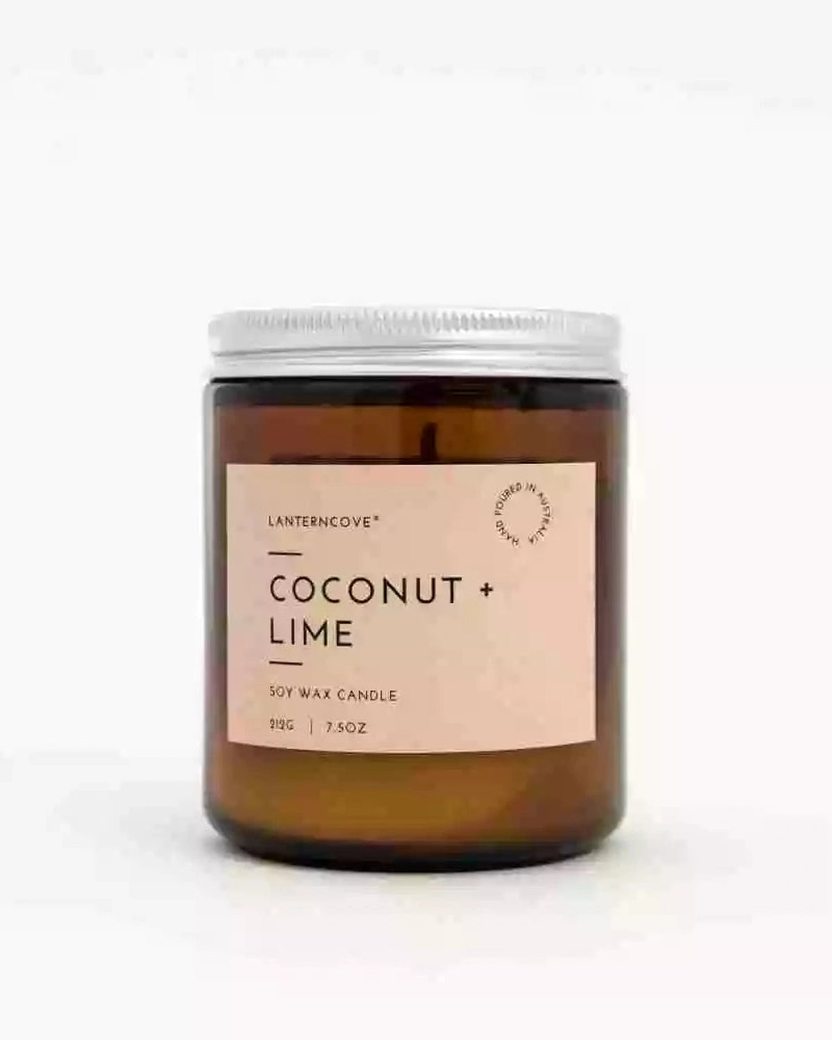 Lanterncove Glo 7.5 oz Soy Wax Candle Coconut and Lime