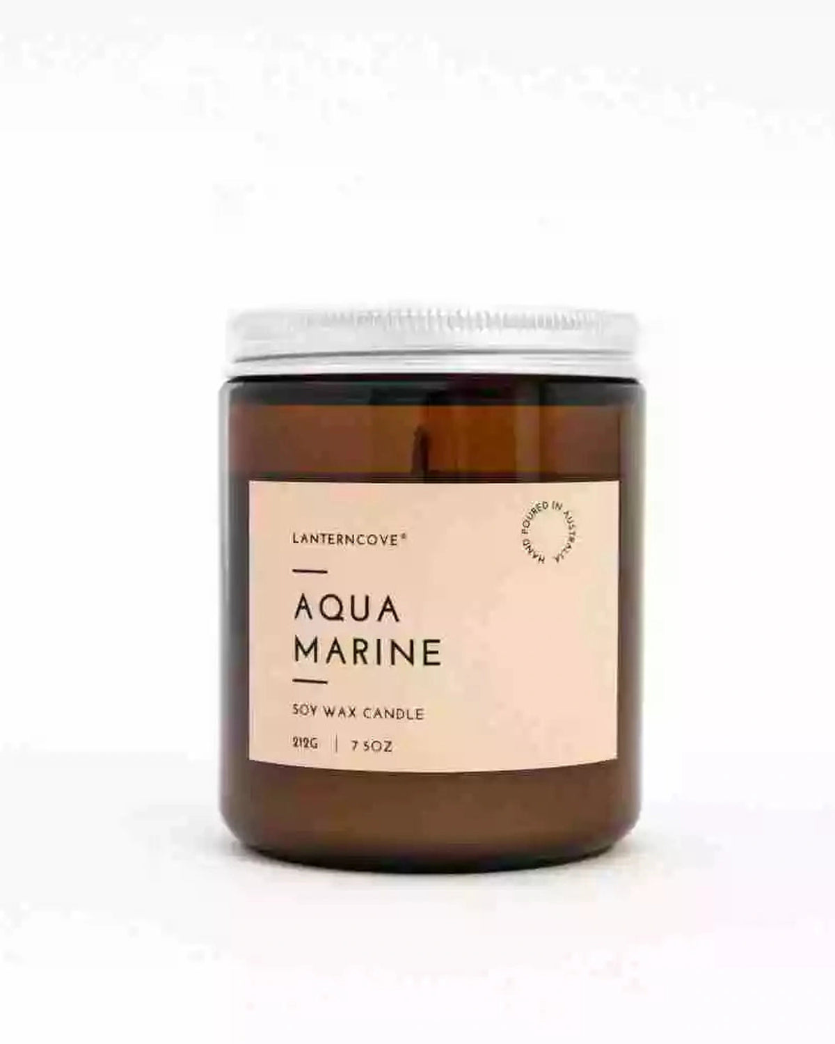 Lanterncove Glo 7.5 oz Soy Wax Candle Aqua Marine