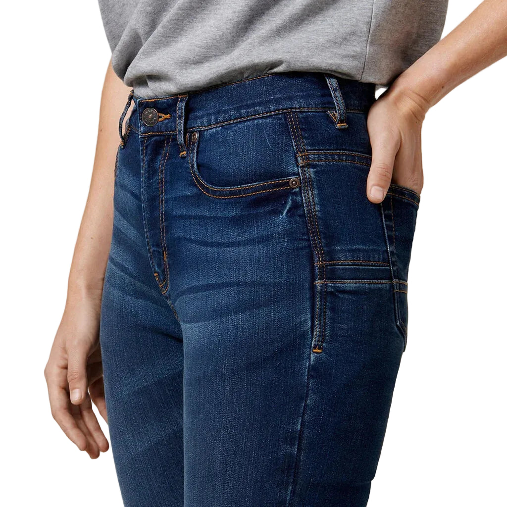 Hard Yakka Womens High Waisted Slim Fit Jegging Jean