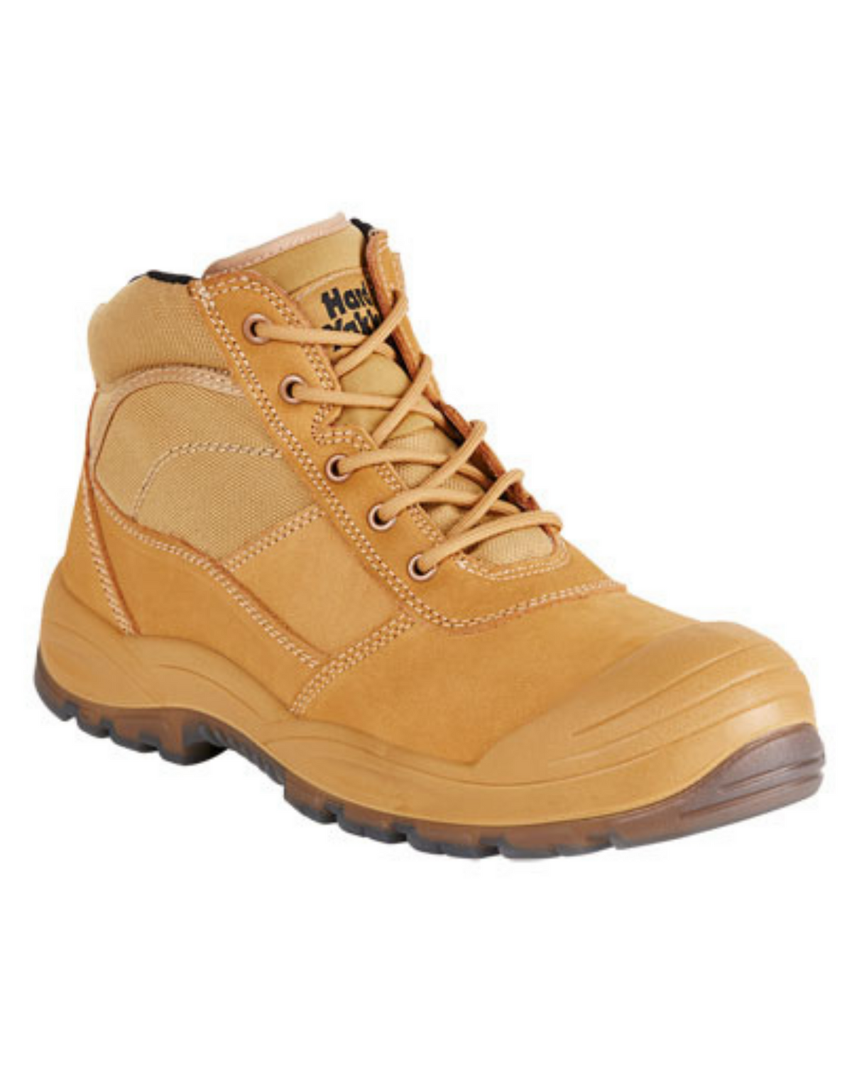 Hard Yakka Utility Zip Sided Steel Toe Safety Boot Wheat