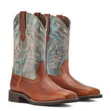 Load image into Gallery viewer, ARIAT WOMENS DELILAH SPICED CIDER / TEAL RIVER BOOTS