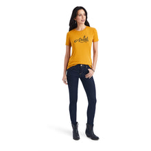 Load image into Gallery viewer, ARIAT WOMENS WHEAT SCRIPT SS TEE