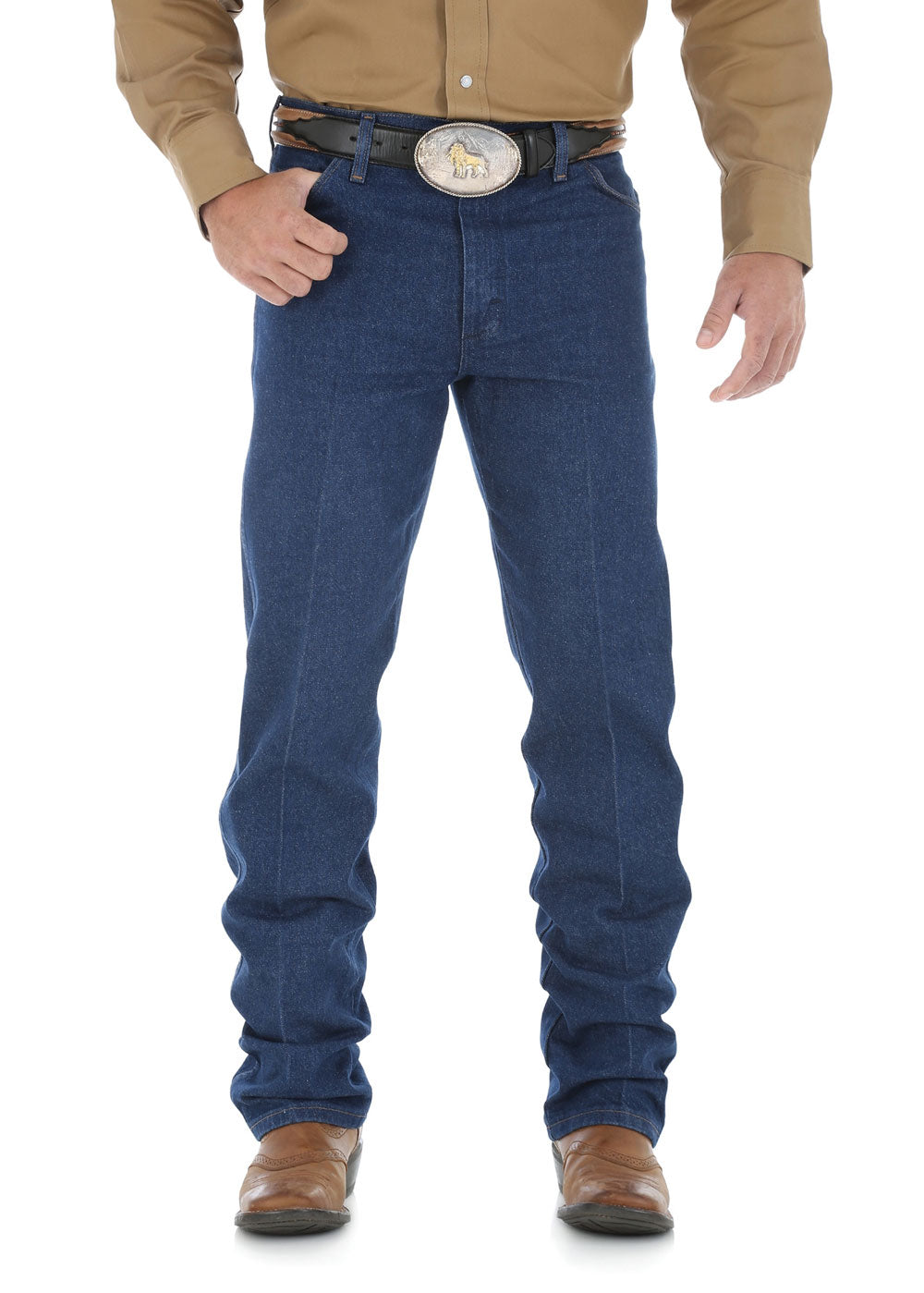 WRANGLER MENS COWBOY CUT ORIGINAL FIT JEANS 32 INCH LEG