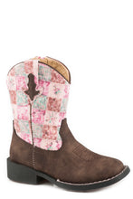Load image into Gallery viewer, ROPER TODDLER FLORAL SHINE WESTERN BOOTS