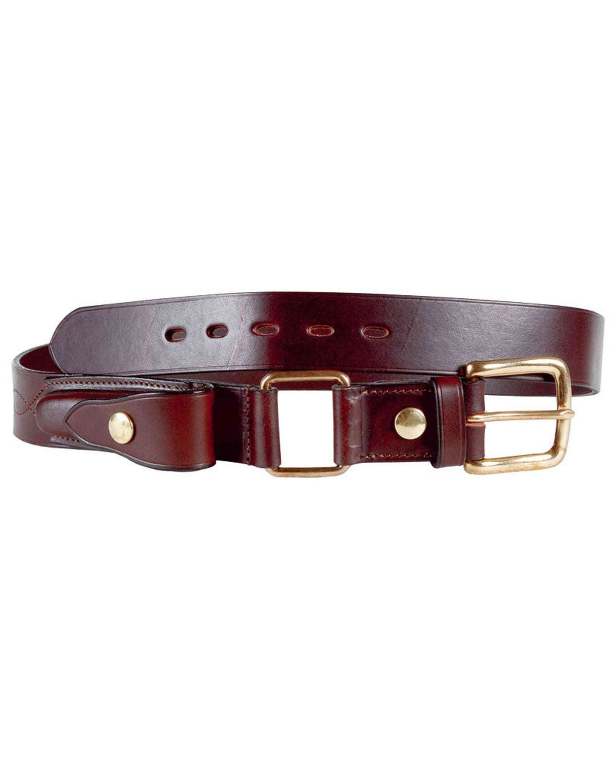 Australian Made Stockman's Belt With Pouch & Square