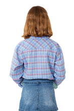 Load image into Gallery viewer, JUST COUNTRY GIRLS HARPER HALF BUTTON PRINT WORKSHIRT