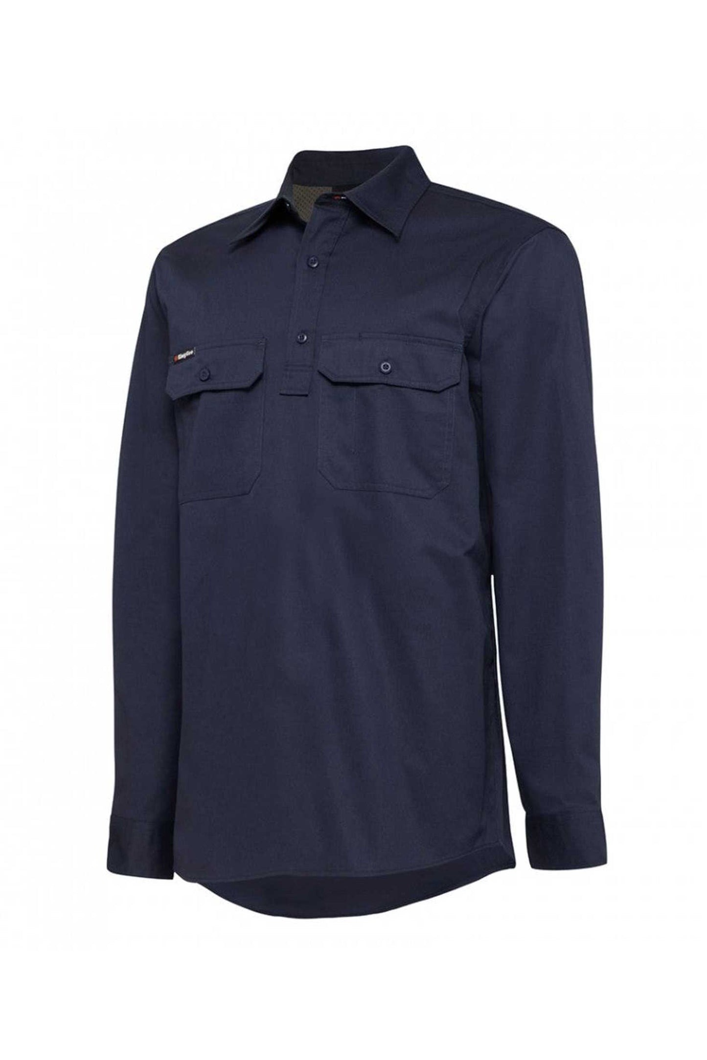 KingGee Long Sleeve Closed Front Mens Work Shirt