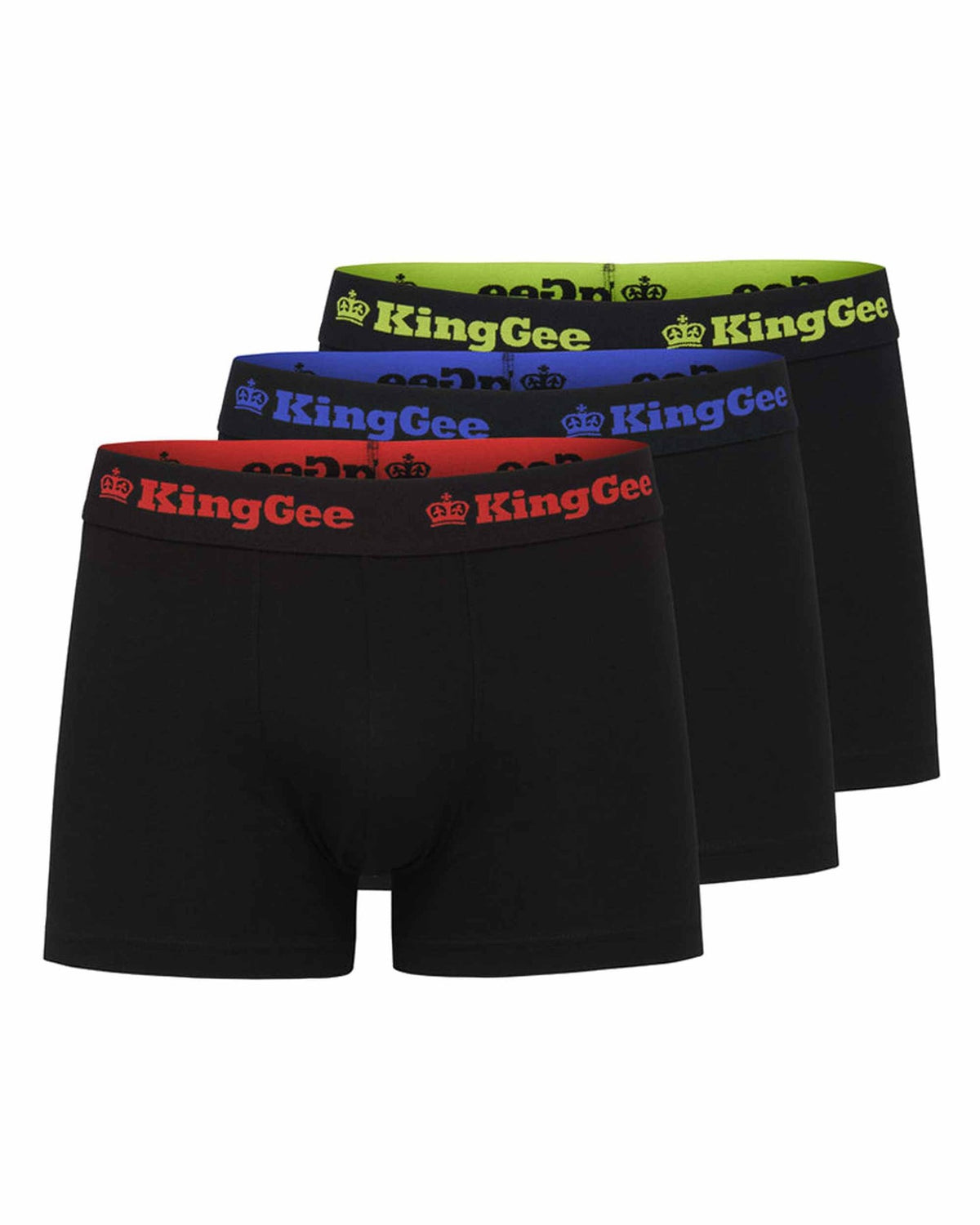KingGee Mens Cotton Trunks 3 Pack