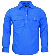 Load image into Gallery viewer, Kids Pilbara Closed Front Long Sleeve Country Work Shirt