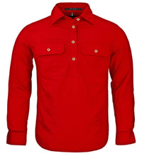 Load image into Gallery viewer, Kids Pilbara Closed Front Long Sleeve Country Work Shirt