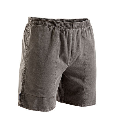 KingGee Mens Pigment Dyed Elastic Waist Rugger Shorts