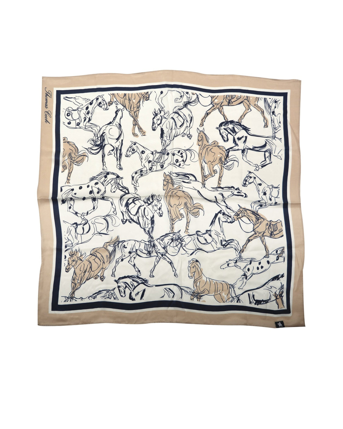 THOMAS COOK WOMENS SILK SCARF SMALL