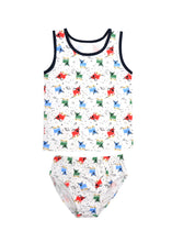 Load image into Gallery viewer, THOMAS COOK BOYS SKATER BULL SINGLET UNDERWEAR SET