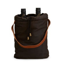 Load image into Gallery viewer, Didgeridoonas Oilskin Two Cool Bag - Two Bottle Bag