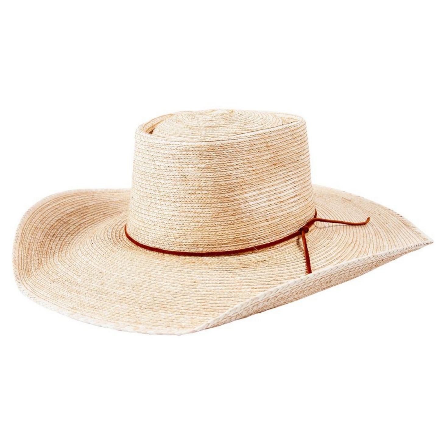 Sunbody Hats Reata III Palm Leaf Hat 4.5 Brim Oak