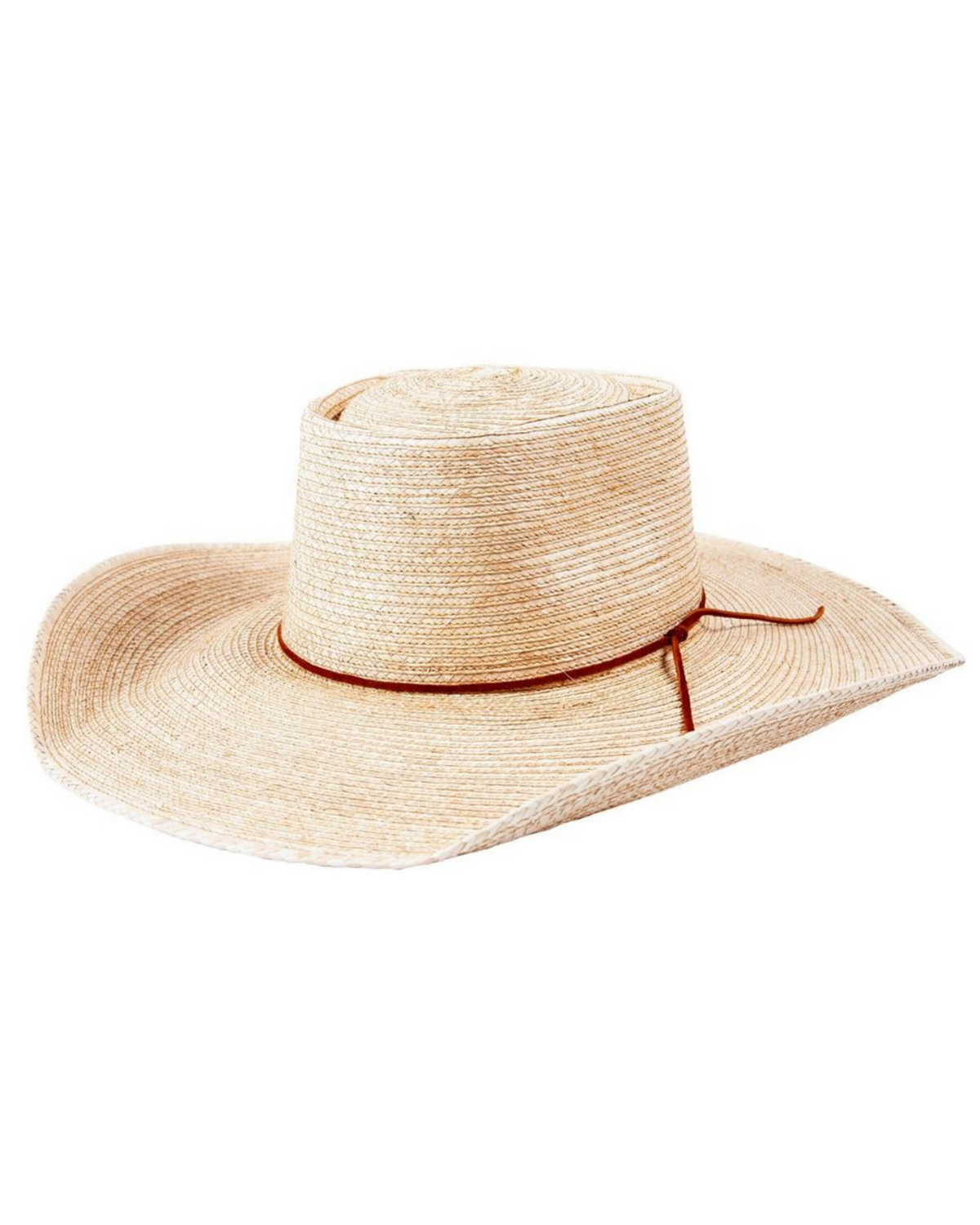 Sunbody Hats Reata III Palm Leaf Hat 4.5 Brim Oak