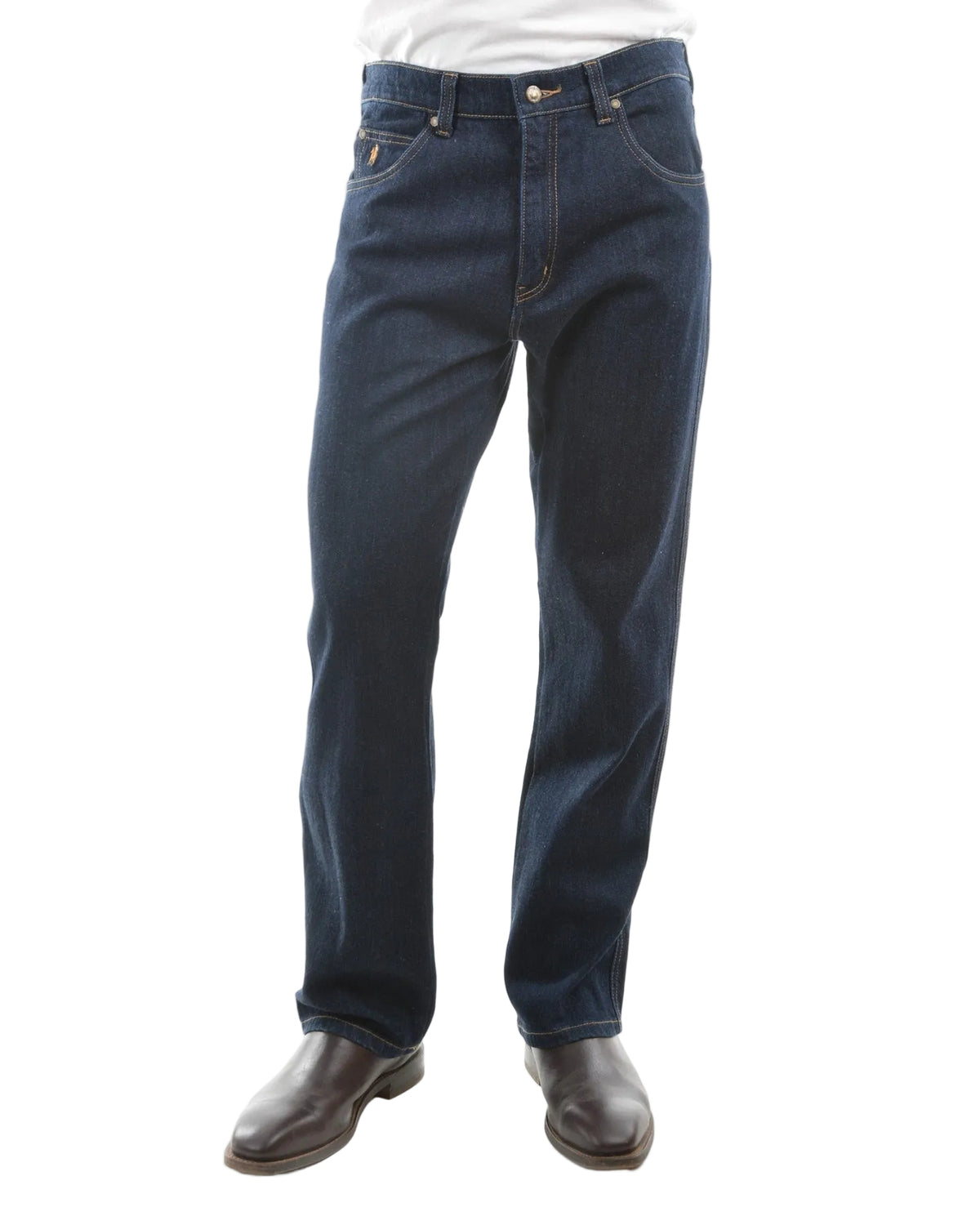 THOMAS COOK MENS STRETCH JEANS STRAIGHT 32 INCH LEG