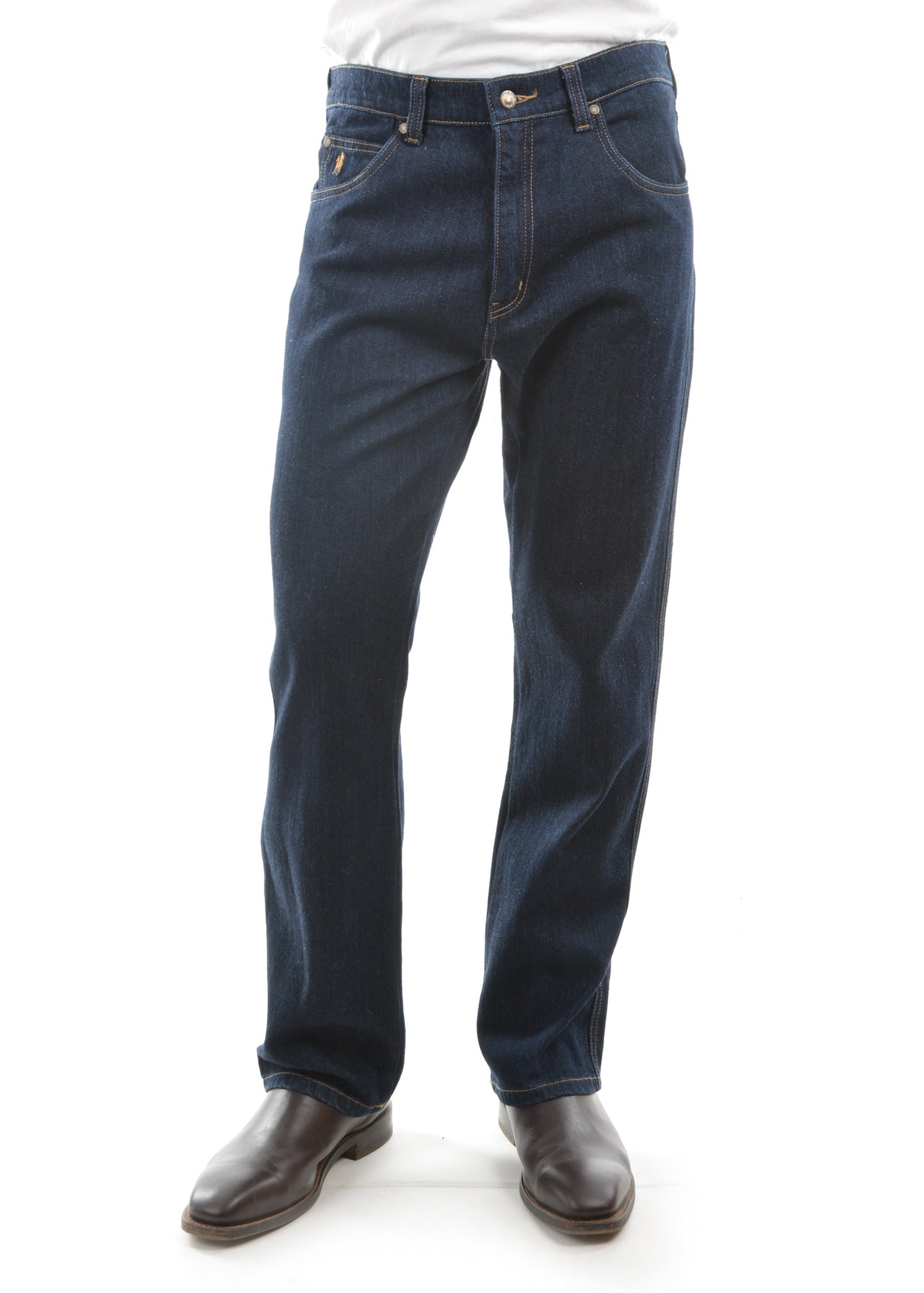 THOMAS COOK MENS STRETCH STRAIGHT JEANS 34 INCH LEG