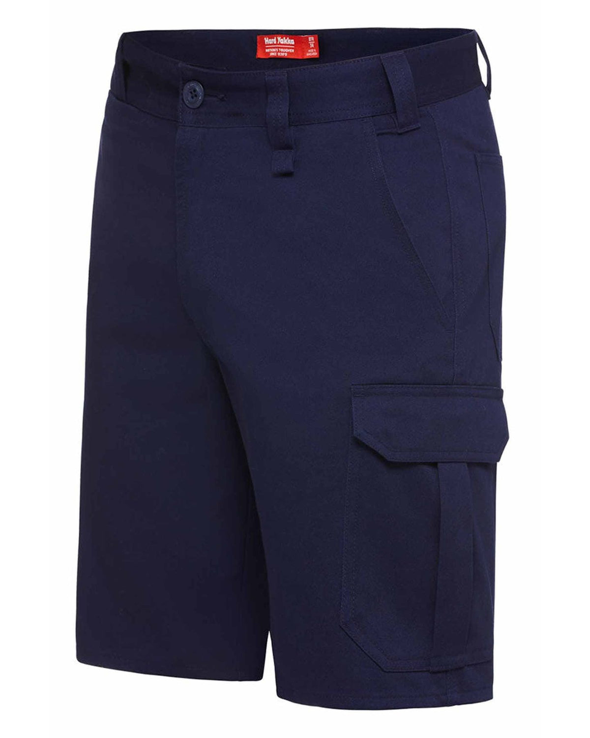 Hard Yakka Relaxed Fit Cotton Cargo Drill Shorts