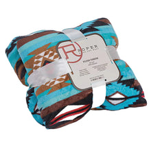 Load image into Gallery viewer, Roper Throw Rug Aztec Green