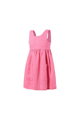 Pilbara Zoe Girls Linen Sun Dress
