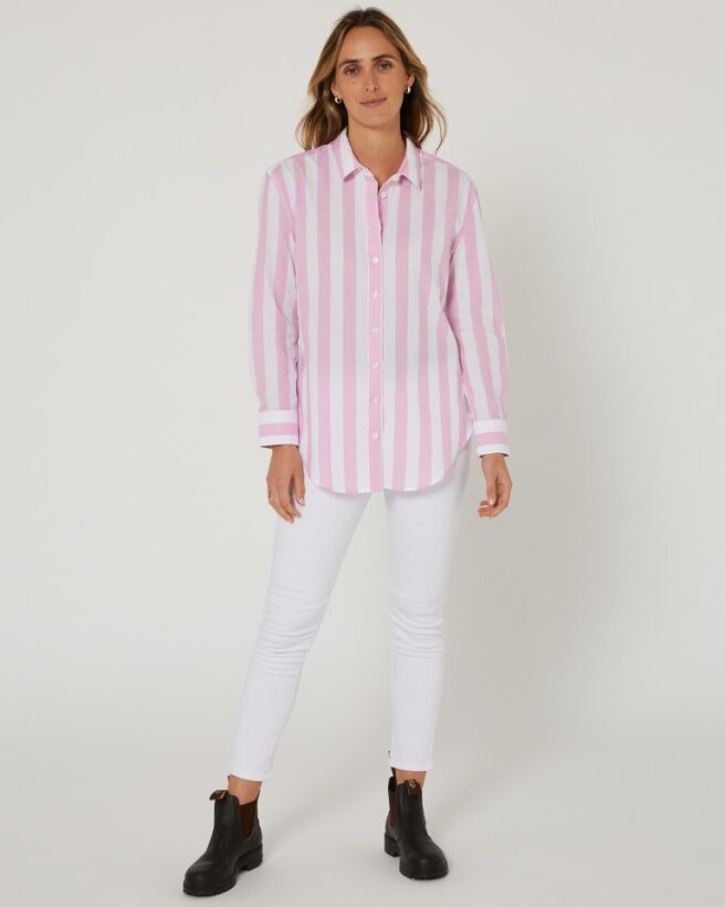 Pilbara Womens Jacquelin Classic Cotton Long Sleeve Shirt