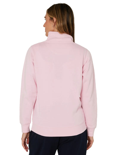 Pilbara Womens Zipper Closed Front Fleece Pullover Jumper