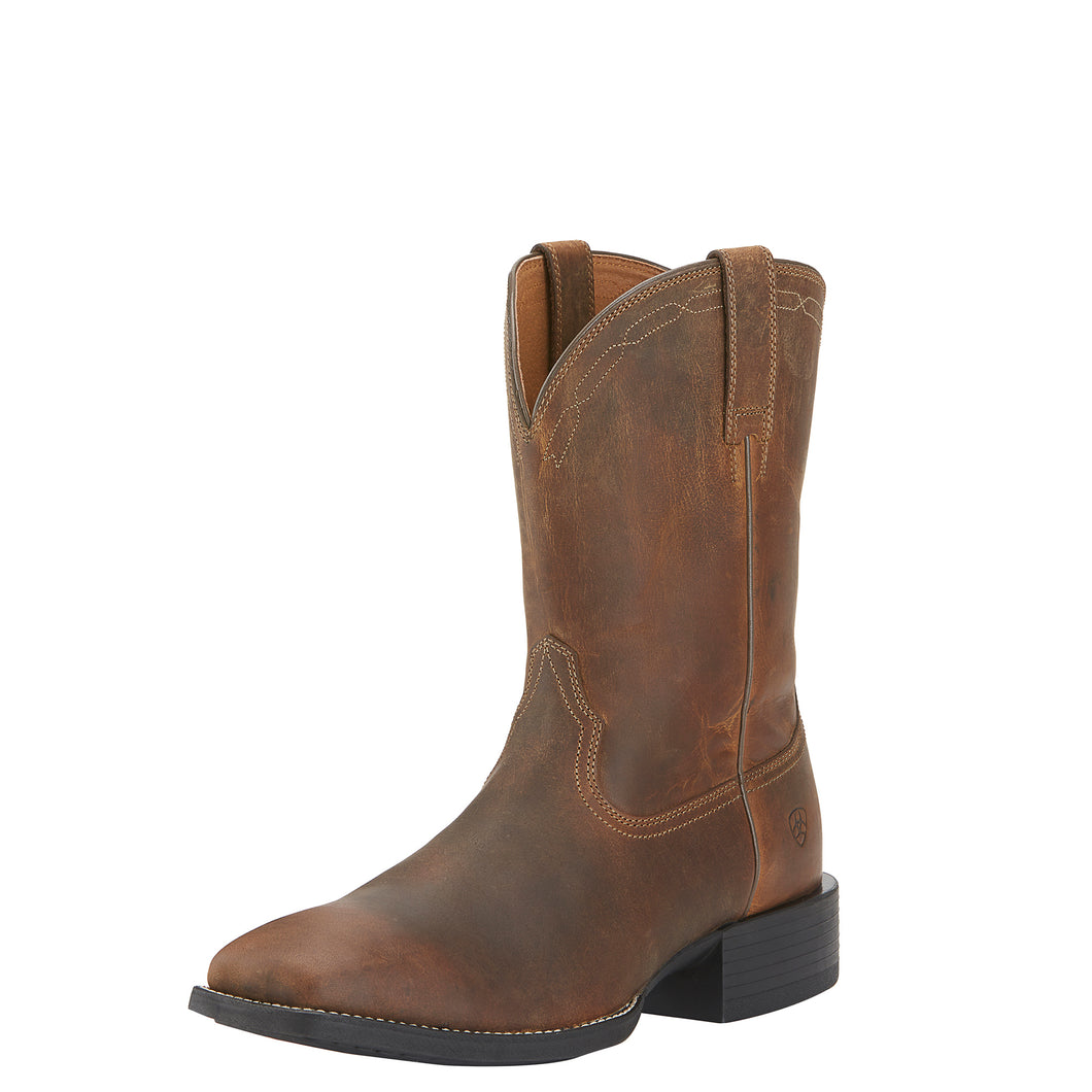 Ariat Mens Heritage Roper Wide Square Toe Boot