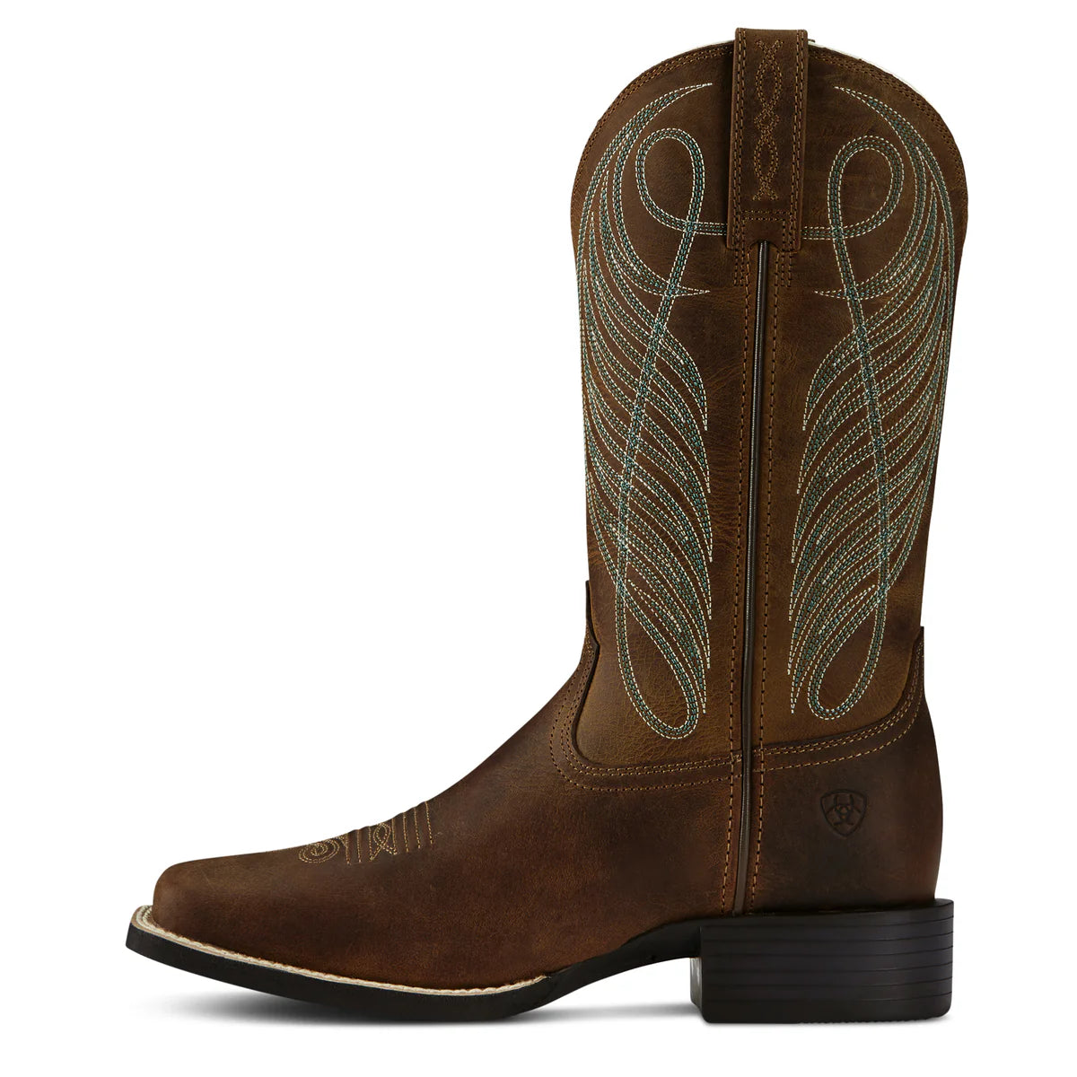 Ariat Womens Round Up Wide Square Toe Western Boots