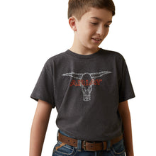 Load image into Gallery viewer, ARIAT BOYS BARBED WIRE STEER SS T-SHIRT