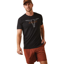 Load image into Gallery viewer, ARIAT MENS ARIAT BARB WIRE STEER SS T-SHIRT