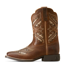 Load image into Gallery viewer, ARIAT KIDS ROUND UP BLISS SASSY BROWN BOOTS