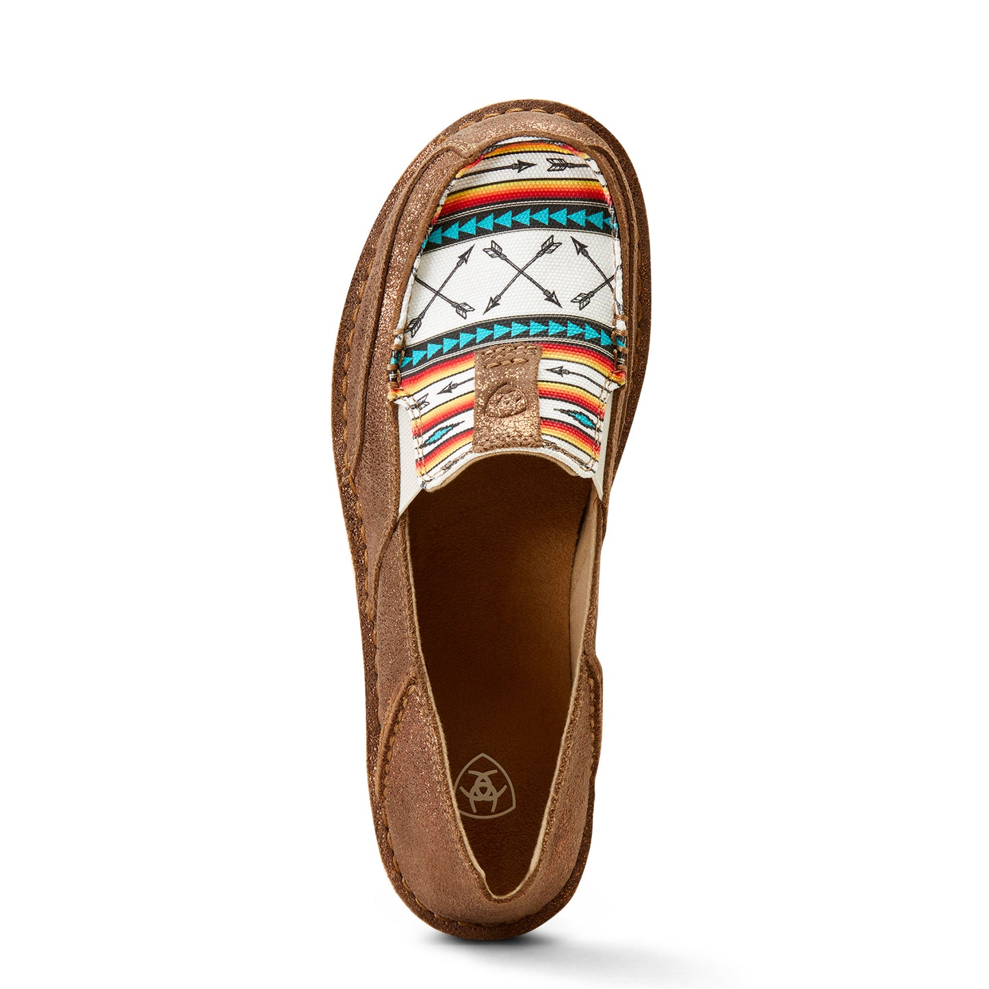 Ariat Womens Cruisers Rose Gold Aztec Arrow Print