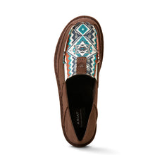 Load image into Gallery viewer, ARIAT WOMENS CRUISER CHIMAYO CHOCOLATE SUEDE / RIO ARRIBA TURQUOISE