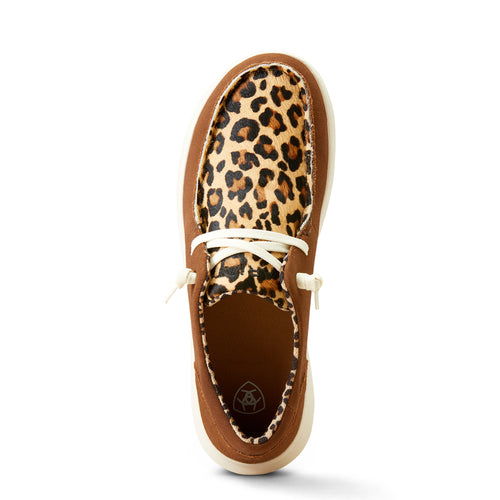 ARIAT WOMENS HILO GINGER SPICE / LEOPARD HAIR ON